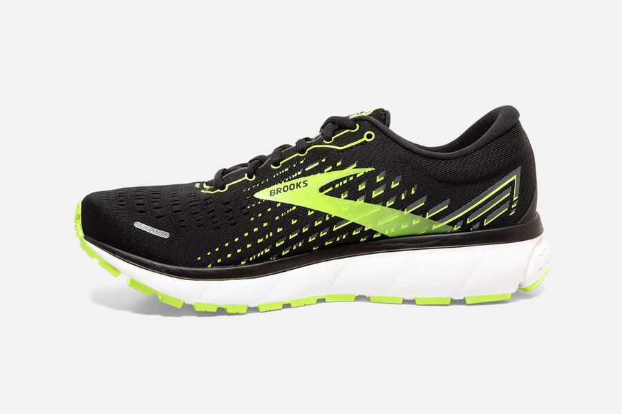 Brooks Ghost 13 Road Loopschoenen Heren - Zwart/Groen - 308912GWD